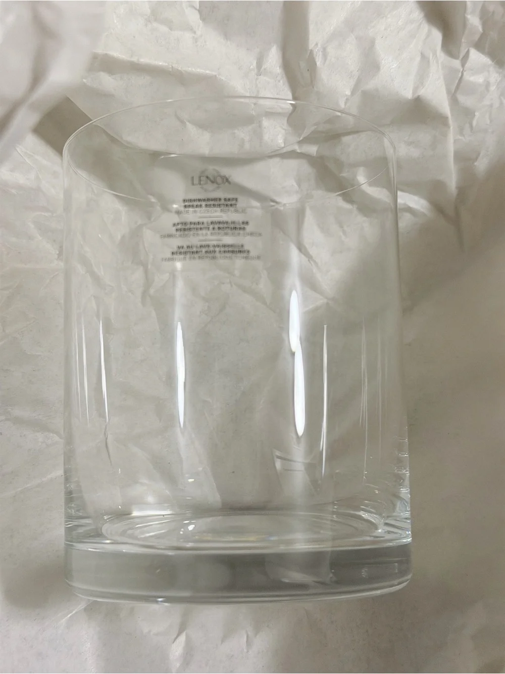 Lenox Tuscany Classics Collection Whiskey Glasses - Teal Box with Gold Accents